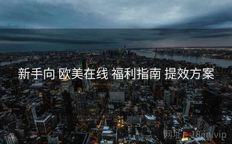 新手向 欧美在线 福利指南 提效方案